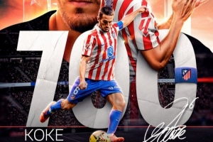 塞雷佐：科克为马竞出场700次令人惊叹，希望本赛季能够夺得冠军