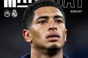 近3场2平1负！皇马发布欧冠赛前海报：贝林厄姆单人出镜