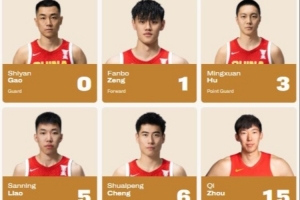 解说：锋线升级能弥补赵睿的缺阵 其高度&运动能力能针对韩国男篮