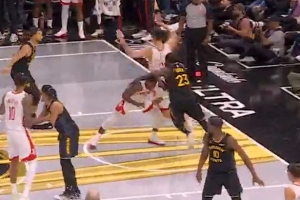 火勇L2M：两次漏判火箭均吃亏 追梦绕掩护挥肘&理查德犯规阿门！