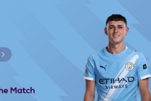 双响+补时绝杀，官方：福登当选曼城3-2利兹联全场最佳球员