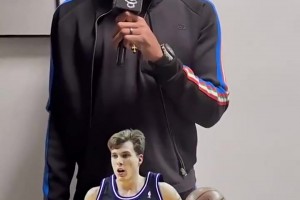 笑死！听到比自己的传球手请发出声音！隆多全程木讷脸！