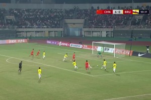 火力不减！张伯霖破门，U16国足7-0文莱