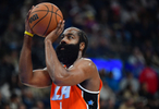 快船4连败期间：哈登场均25+6+9但命中率只有35+23
